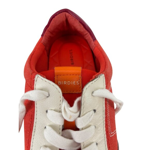 Birdies The Roadrunner Sneakers Womens 7 Orange Ivory - Picture 6 of 9